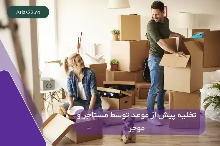 تخلیه پیش از موعد توسط مستأجر و موجر