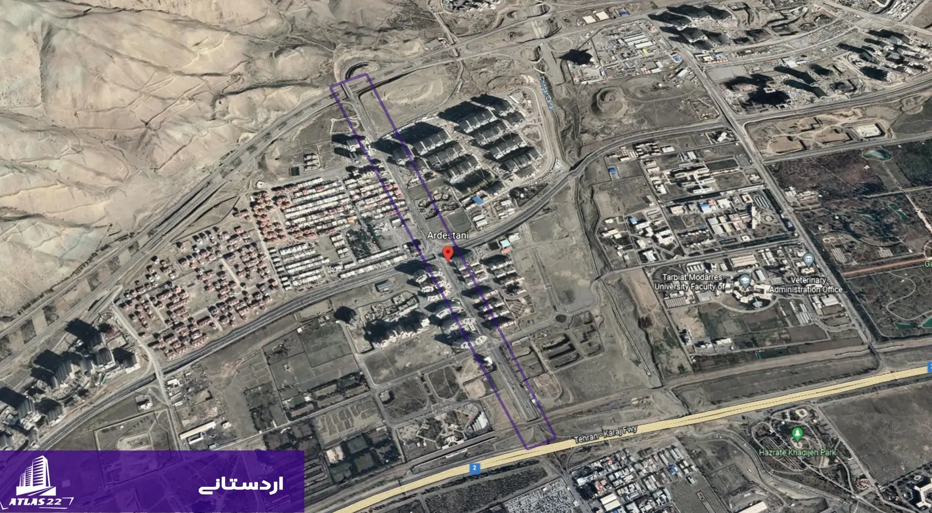 پیش خرید آپارتمان در بلوار اردستانی منطقه 22 تهران