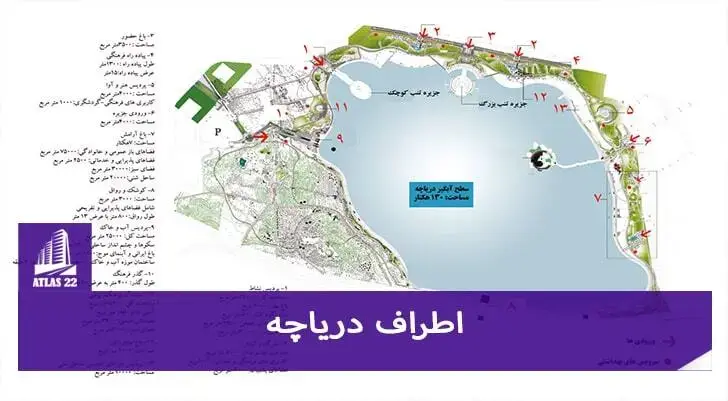 اطراف دریاچه پروژه های بسیاری وجود دارد که برای سرمایه گذاری  بسیار مناسب است.